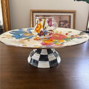 Mackenzie childs cake stand